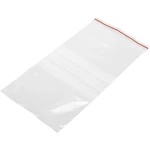 uzatvárateľné vrecúško s popisnými štítkami (š x v) 100 mm x 200 mm priehľadná polyetylén