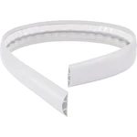 TRU COMPONENTS káblový mostík 1565440 PVC biela Kanálov: 1 1800 mm Množstvo: 1.8 m