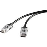 SpeaKa Professional HDMI prepojovací kábel #####HDMI-A Stecker, #####HDMI-A Stecker 1.00 m čierna SP-6344128 audio retur