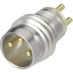 Hirschmann 933 392-001-1 zabudovateľný zástrčkový konektor pre senzory - aktory M8 zástrčka, vstaviteľná  Počet pólov: 3