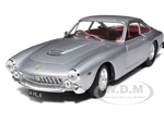 Ferrari 250 GT Berlinetta Lusso RHD (Right Hand Drive) (Eric Claptons Car) Silver with Red Interior "Elite Edition" Series 1/18 Diecast Model Car by