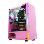 Computer Gaming Case ATX/M-ATX/MINI-ATX Acrylic Side Panel RGB Computer PC Case Support Air/Water Cooling Fan USB 3.0/US