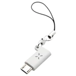 Redukcia FIXED Link USB-C/micro USB (FIXA-CM-WH) biela redukcia USB-C na micro USB • pre nabíjanie aj prenos dát • malé rozmery • pútko pre prenášanie