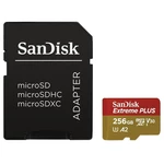 Pamäťová karta SanDisk Micro SDXC Extreme Plus 256GB UHS-I U3 (170R/90W) + adapter (SDSQXBZ-256G-GN6MA) pamäťová karta microSD • kapacita 256 GB • tri