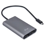 Redukcia i-tec Thunderbolt 3/2x DisplayPort 4K (TB3DUAL4KDP) redukcia • 1× Thunderbolt 3 • 2× DisplayPort • rozlíšenie až 1× 5K (až 5120×2880 px pri 6