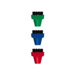 Príslušenstvo pre parné vysávače Polti PAEU0296 červené/modré/zelené Sada 3 ks barevných kartáčků s nylonovými vlákny pro Polti Vaporetto, LECOASPIRA 