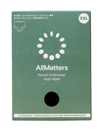 AllMatters Menstruační kalhotky s vysokým pasem vel. XXL 1 ks černé
