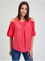 Women's dark pink blouse ORSAY