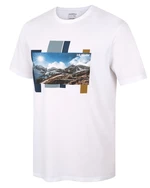 Husky Tee Skyline M L, white Pánské bavlněné triko