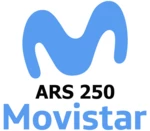 Movistar 250 ARS Mobile Top-up AR