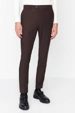 Trendyol Brown Men's Slim Fit Iron-On Trousers