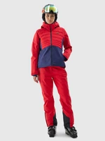 Dámska lyžiarska bunda 4FPRO s membránou Dermizax 20 000 - červená