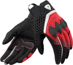 Rev'it! Gloves Veloz Ladies Negru/Roșu S Mănuși de motocicletă