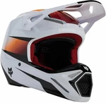 FOX V1 Flora Helmet White/Black M Bukósisak