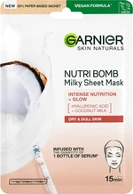 GARNIER Skin Naturals Textilní pleťová maska s kokosovým mlékem pro suchou pleť 28 g