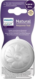 PHILIPS AVENT Savička Natural Response 4 střední průtok 3m+, 2 ks