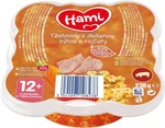 HAMI masozeleninový talířek Těstoviny s dušenou kýtou a rajčaty, 12+ 230 g