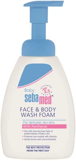 SEBAMED dětská mycí pěna na obličej a tělo 400 ml