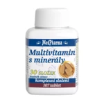 MEDPHARMA Multivitamín s minerálmi 30 zložiek 107 tabliet