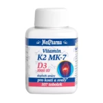 MEDPHARMA Vitamin K2 MK-7+D3 1000 IU, 107 tobolek