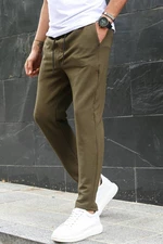 Madmext Khaki Basic Jogger Pants 5465