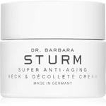 Dr. Barbara Sturm Super Anti-Aging Serum Neck and Décolleté Cream spevňujúci krém na krk a dekolt proti starnutiu pokožky 50 ml
