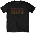 Kiss Camiseta de manga corta Vintage Classic Logo Unisex Negro S