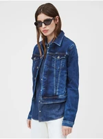 Modrá dámská džínová bunda Pepe Jeans Core - Dámské