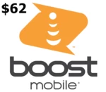 Boost Mobile $62 Mobile Top-up US