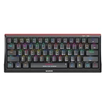 Marvo KG962G EN - R, klávesnice US, herní, mechanická typ drátová (USB), černá, RGB, červené spínače