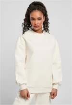 Women's Organic Oversized Crew Whitesand