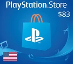 PlayStation Network Card $83 QA