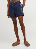 Dark Blue Men's Swimsuit Jack & Jones Fiji - Men's