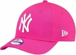 New York Yankees 9Forty K MLB League Basic Hot Pink/White Youth Kappe