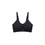 Babyono Kojící podprsenka s krajkou, černá, E70-75 cm