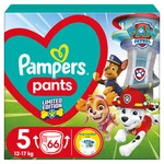 PAMPERS Baby dry edícia Paw Patrol veľ. 5 plienkové nohavičky 12-17 kg 66 ks