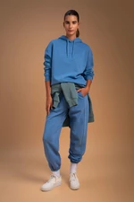 DEFACTO Oversize Fit Thick Sweatshirt Fabric Trousers