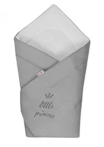Baby Nellys Rychlozavinovačka Little Princess - jersey - šedá