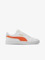 Oranžovo-bílé dětské tenisky Puma Shuffle Jr - Kluci