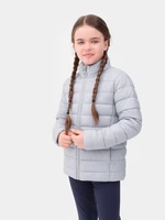 Dívčí péřová prošívaná bunda