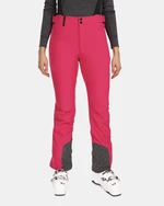 Tmavo ružové dámske lyžiarske nohavice Kilpi RHEA-W