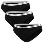 3PACK Women's Panties Tommy Hilfiger black