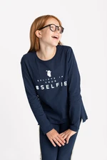 Volcano Kids's Regular Silhouette Longsleeved Top L-Glass Junior G17374-W22 Navy Blue Volcano Kids's Regular Silhouette Longsleeved Top L-Glass Junior G17374-W22 Navy Blue