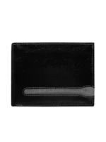 Black men's genuine leather wallet