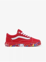 Red Boys Sneakers VANS UY Old Skool - Boys