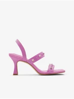 Tmavě růžové dámské sandály na podpatku ALDO Louella - Dámské