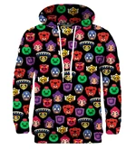 Mr. GUGU & Miss GO Unisex's Brawlers Hoodie H-K2220