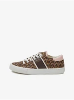 Brown Womens Patterned Sneakers Guess Ester - Women