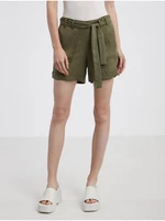 Khaki Womens Shorts CAMAIEU - Women