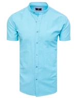 Dstreet Sky Blue Men's Short Sleeve Shirt